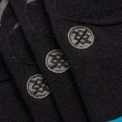 STANCE Gamut 2 3 Pack Socks - Black -Fashion Clothing Store stance gamut 2 3 pack socks black 2
