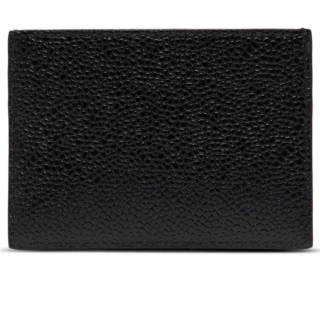 Intarsia Stripe Money Clip - Black 3 Intarsia Stripe Money Clip - Black - Image 3