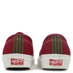OG Authentic LX Suede/Canvas - Chili Pepper/Teak -Fashion Clothing Store vans vault og authentic lx suedecanvas chili pepperteak 4