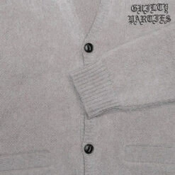 Mohair Cardigan 'Type 3' - Gray -Fashion Clothing Store wacko maria mohair cardigan type 3 gray 4
