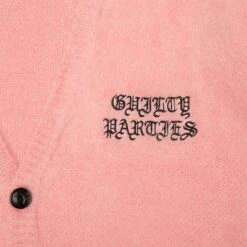 Mohair Cardigan 'Type 3' - Pink -Fashion Clothing Store wacko maria mohair cardigan type 3 pink 3